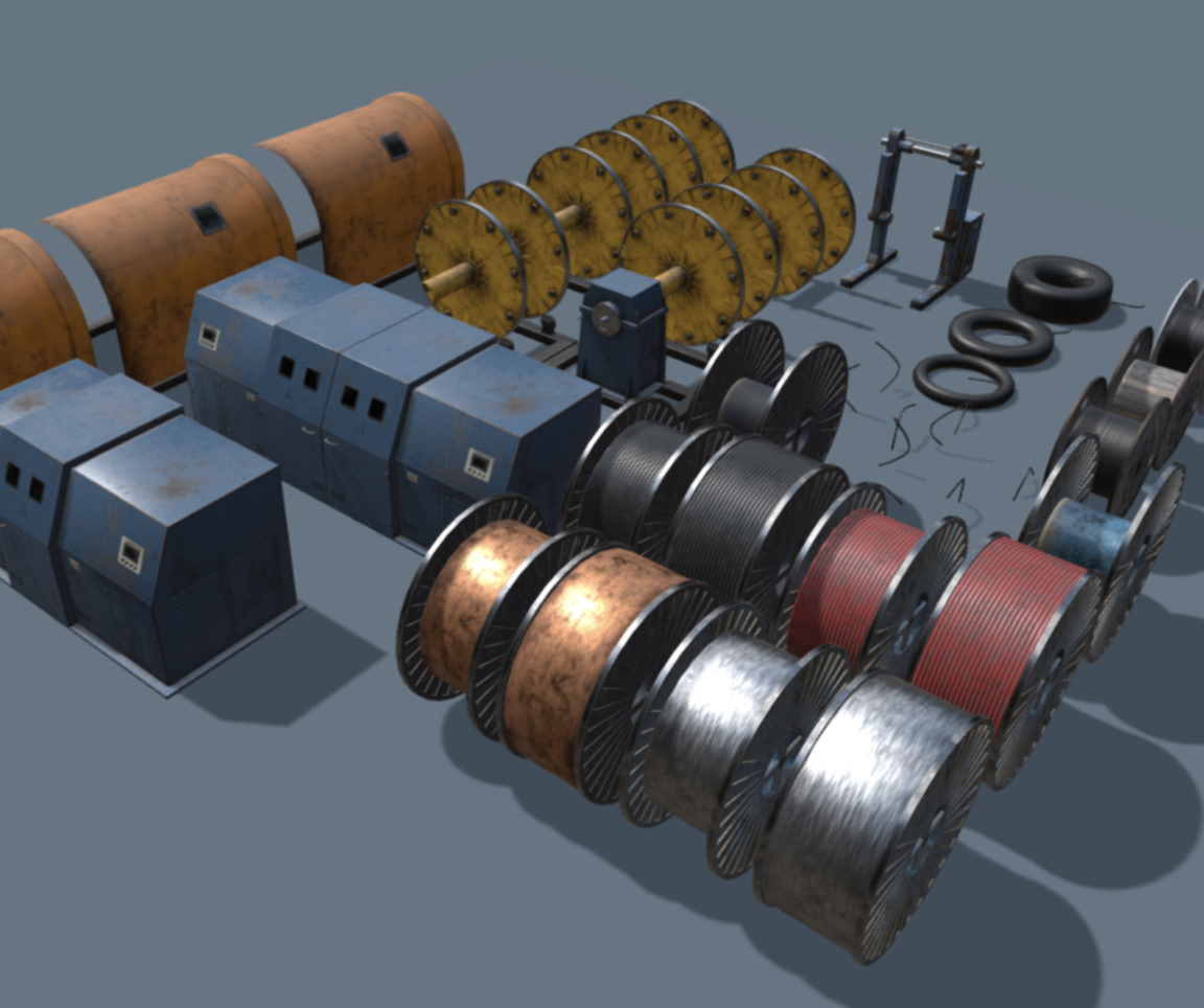 Industrial Props Set