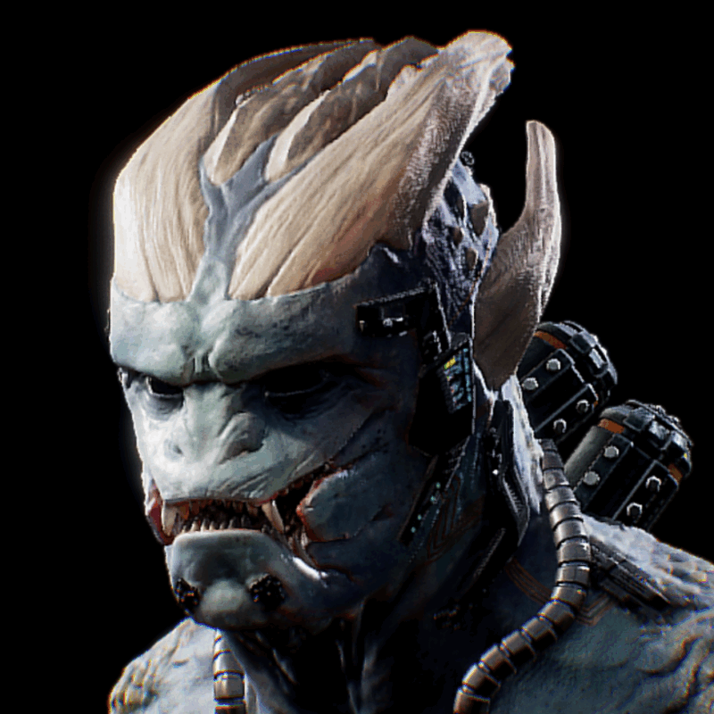 Alien Creature (Rigged + Textured)