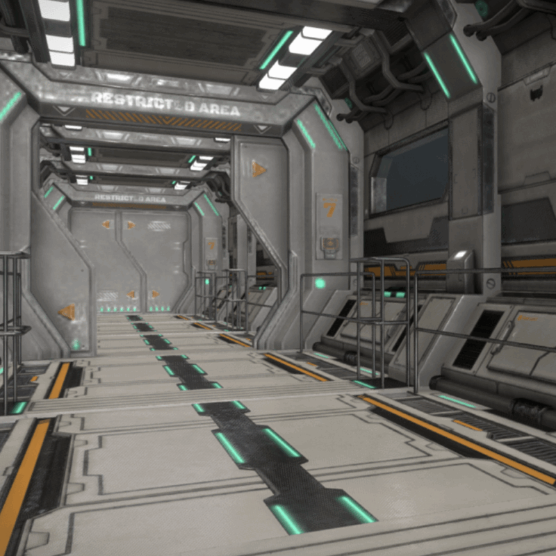 Sci-Fi Corridor Environment
