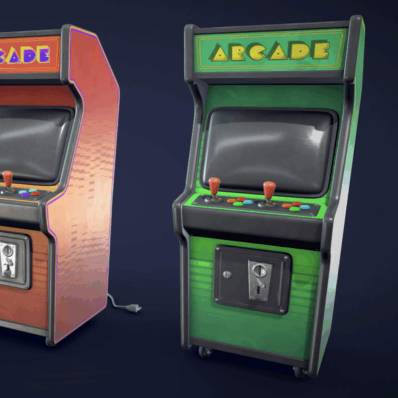 Retro Arcade Machine